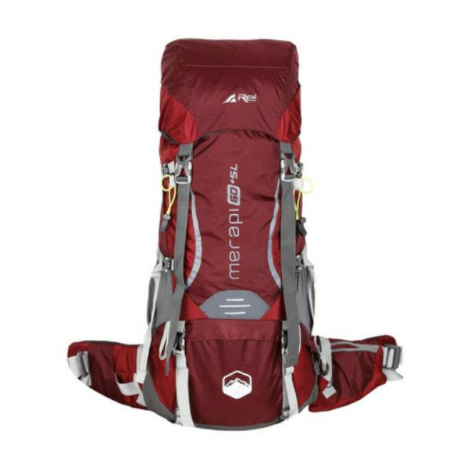 Tas Gunung Rei Merapi 60+5L Include Raincover / Carrier Rei Merapi 60L + 5L