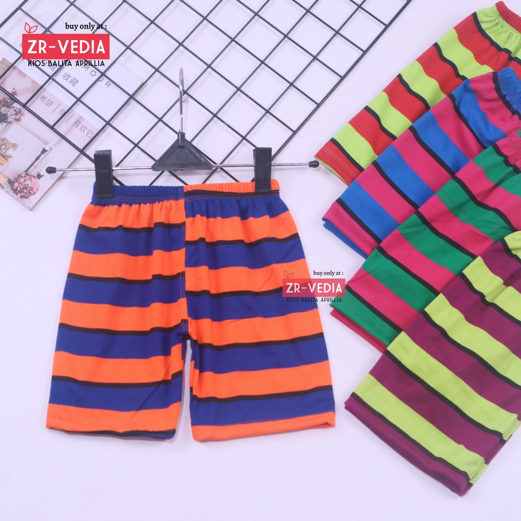 Celana Short MOTIF uk anak TK 3-6 Tahun / Celana Ketat Anak Dalaman Balita Dalam Motif Pendek Adem