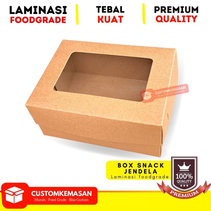 Diskon DUS SNACK / DUS KUE / DUS CEMILAN / BOX MAKANAN / KOTAK CEMILAN / KEMASAN CATERING MODEL JEND