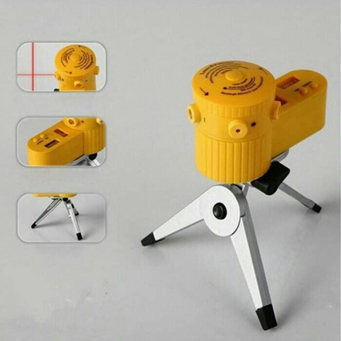 Tool Laser Level Leveler line horisontal vertikal plus dot 8 multi function