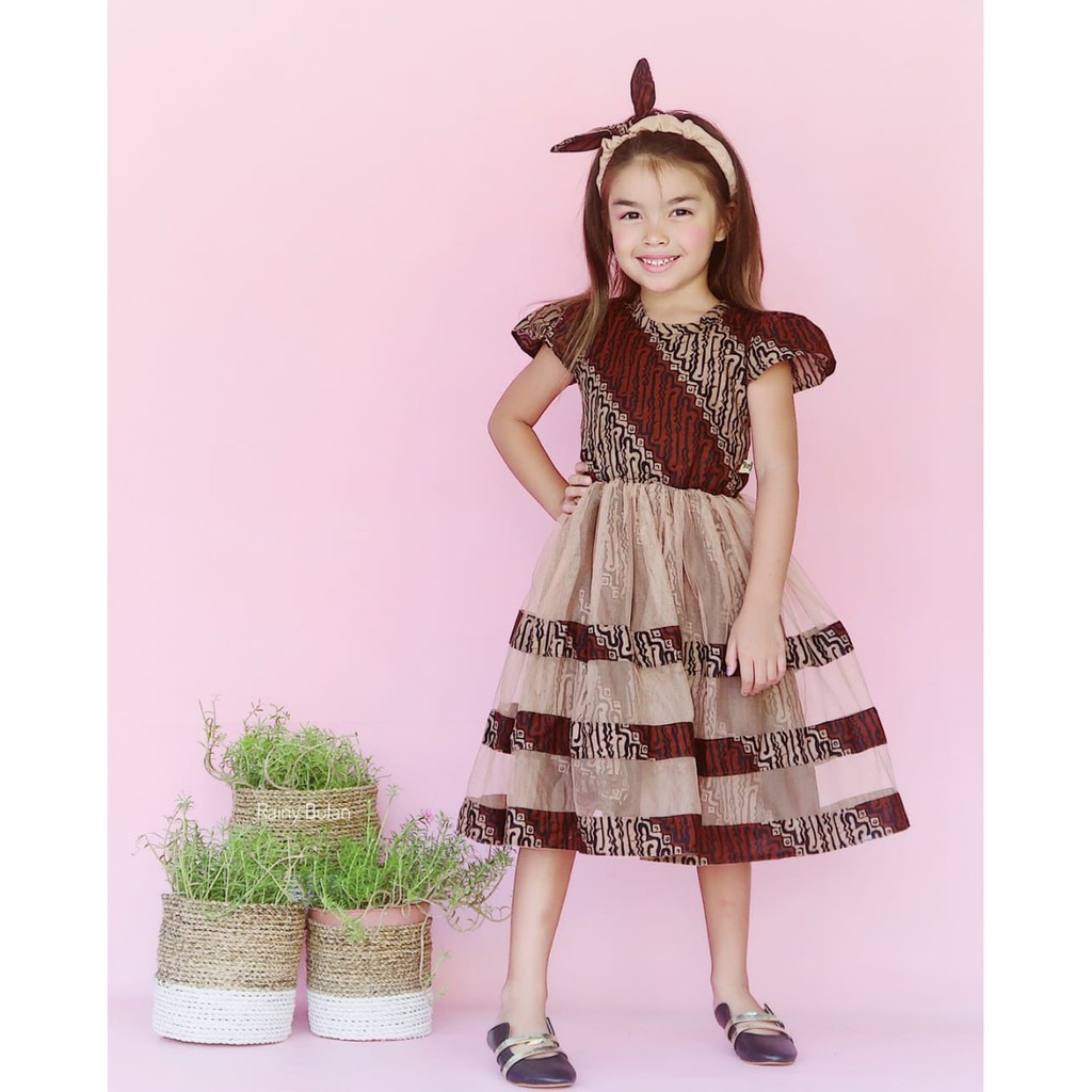 Dress Anak Baju Batik Anak Dress Batik Anak Dress Anak Unik Dress Cantik Lucu Cyra Dress Shopee Indonesia