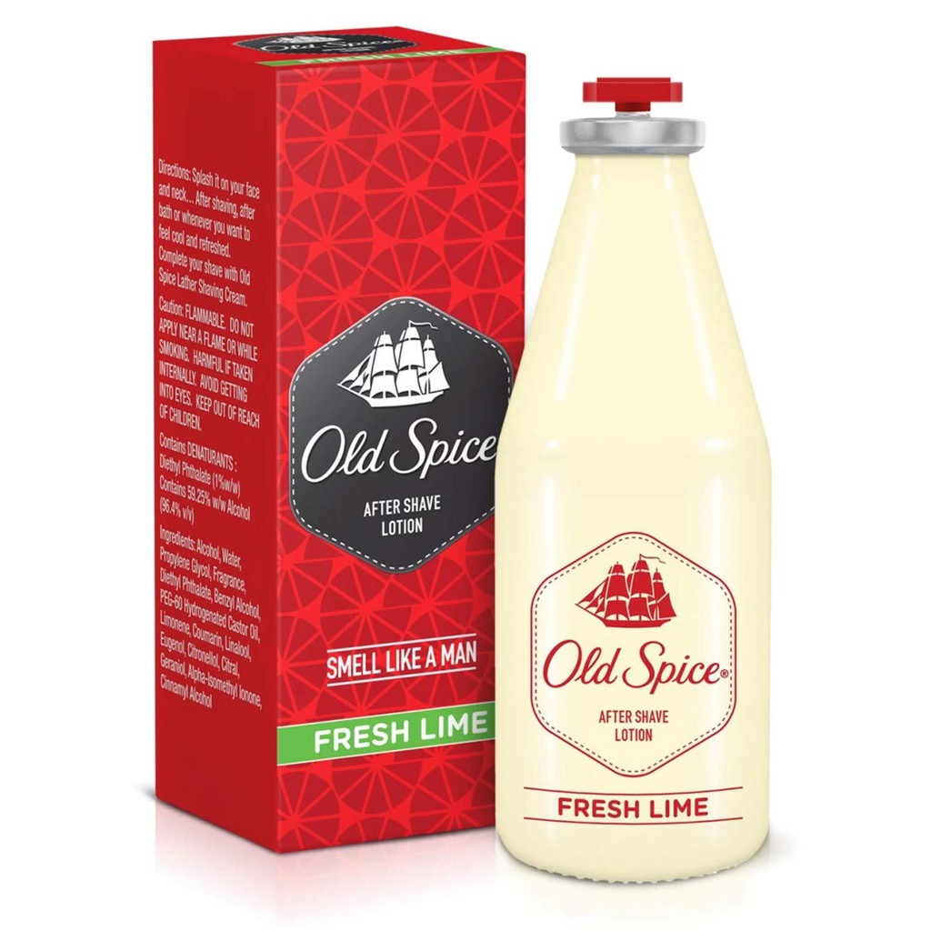 Old Spice After Shave Lotion - FRESH LIME (150ml)