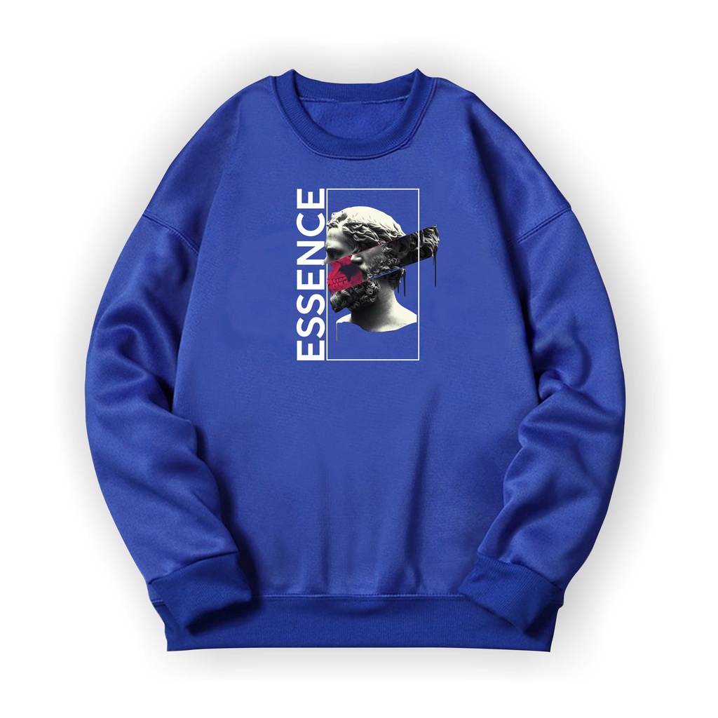 ESSENCE Basic Sweater II ESSENCE Sweater Crewneck II SIZE M - XL ( Pria &amp; Wanita )
