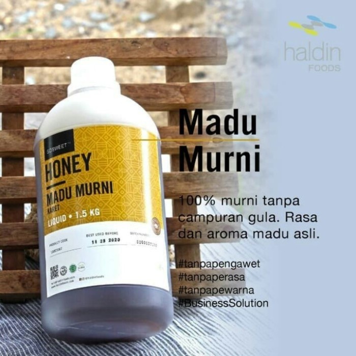 

madu- best seller! produk madu karet murni (honey hevea) by haldin food -madu.