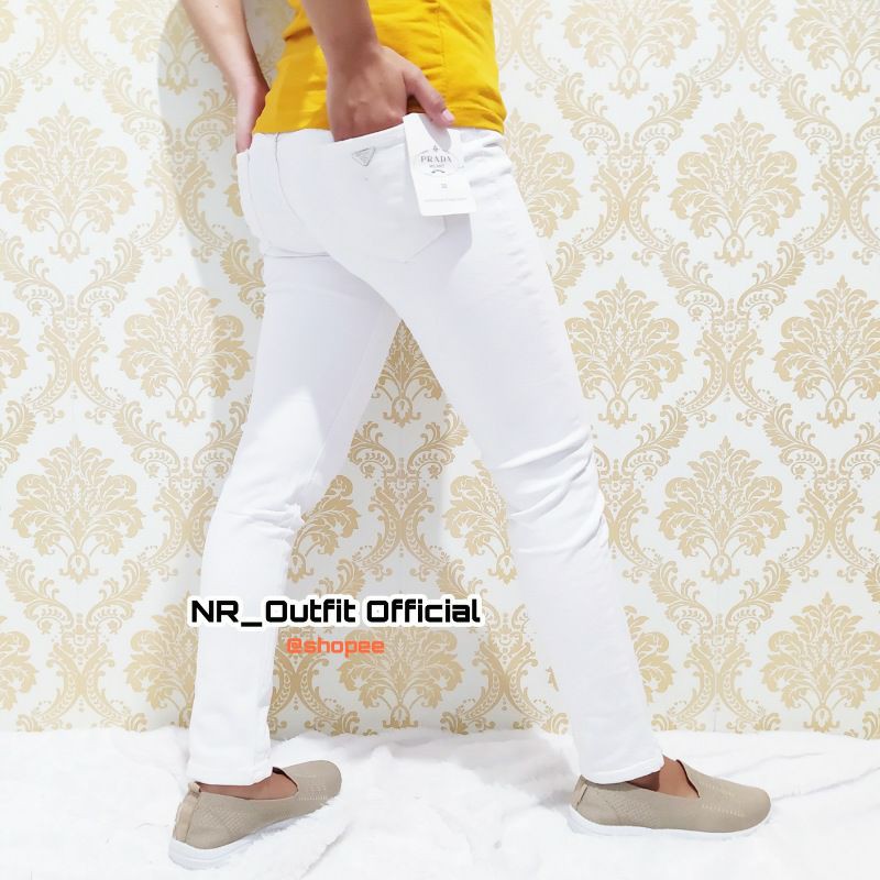 Celana Panjang Wanita Soft Jeans Skinny Cewek Bahan Karet Melar Legging Jegging Sprot PRD NR_Outfit Official COD