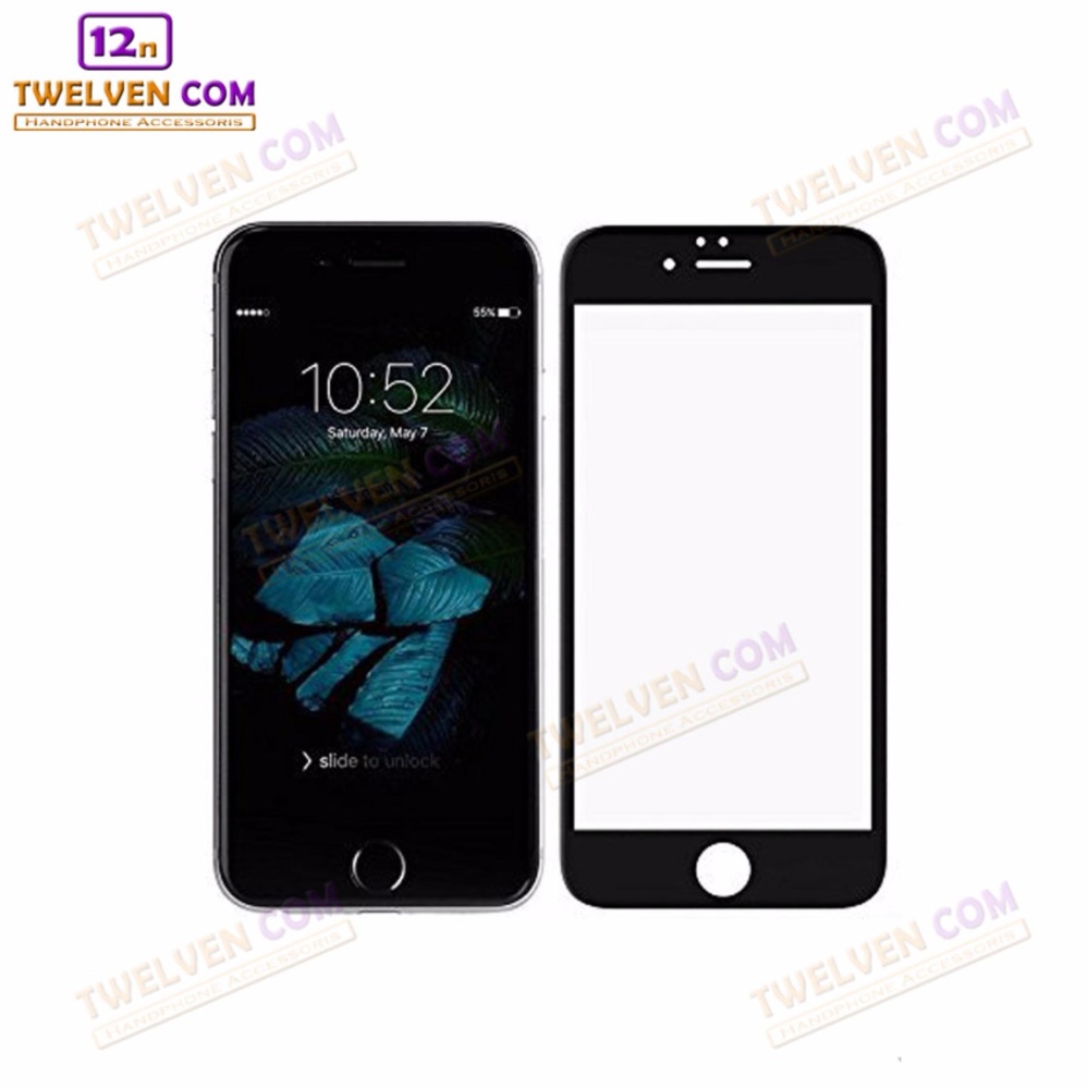 zenBlade 5D Full Cover Tempered Glass iPhone SE 2020 - Black