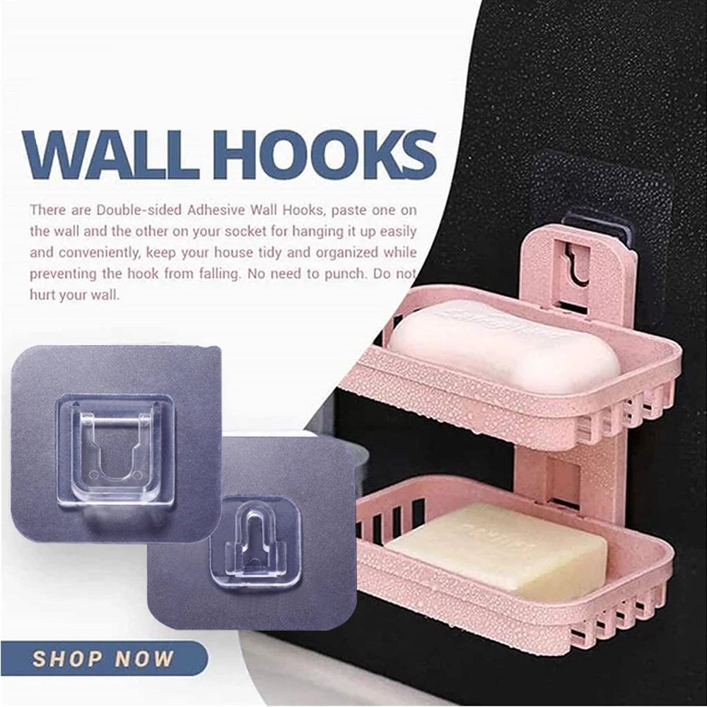 Kait Gantungan Kabel Power USB Mini Universal Dengan Suction Cup Untuk Kamar Mandi / Dapur