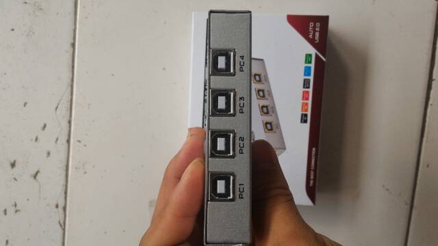 Auto switch printer 4 port / 4port auto sharing switcher 4port gaintech