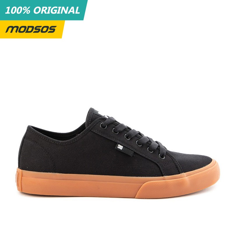 Sepatu Pria DC Manual Sneakers Black Gum Original