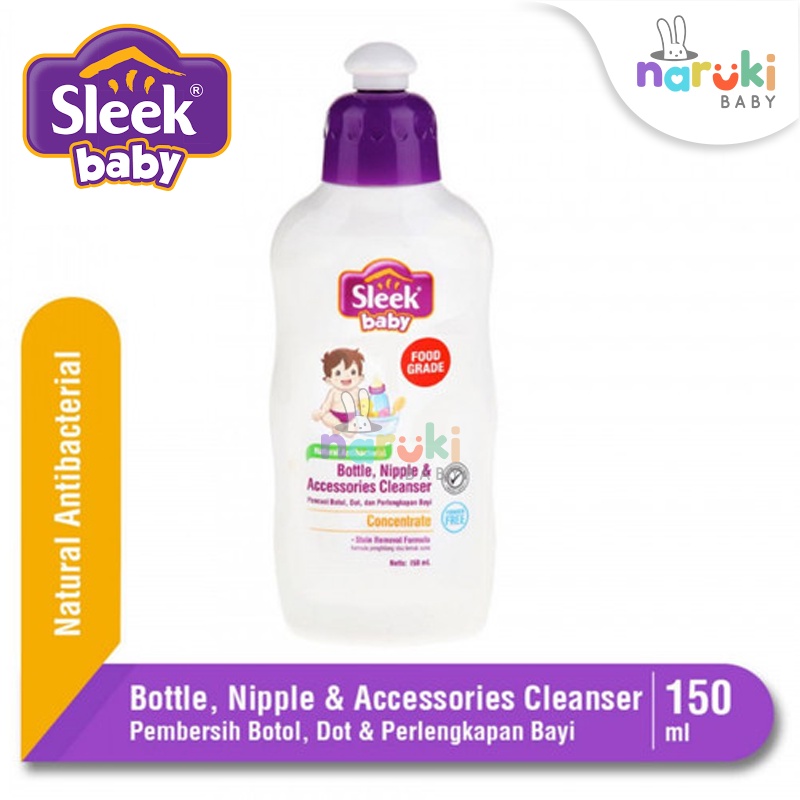 Sleek Baby Bottle Nipple &amp; Baby Accessories Cleanser 150 ml