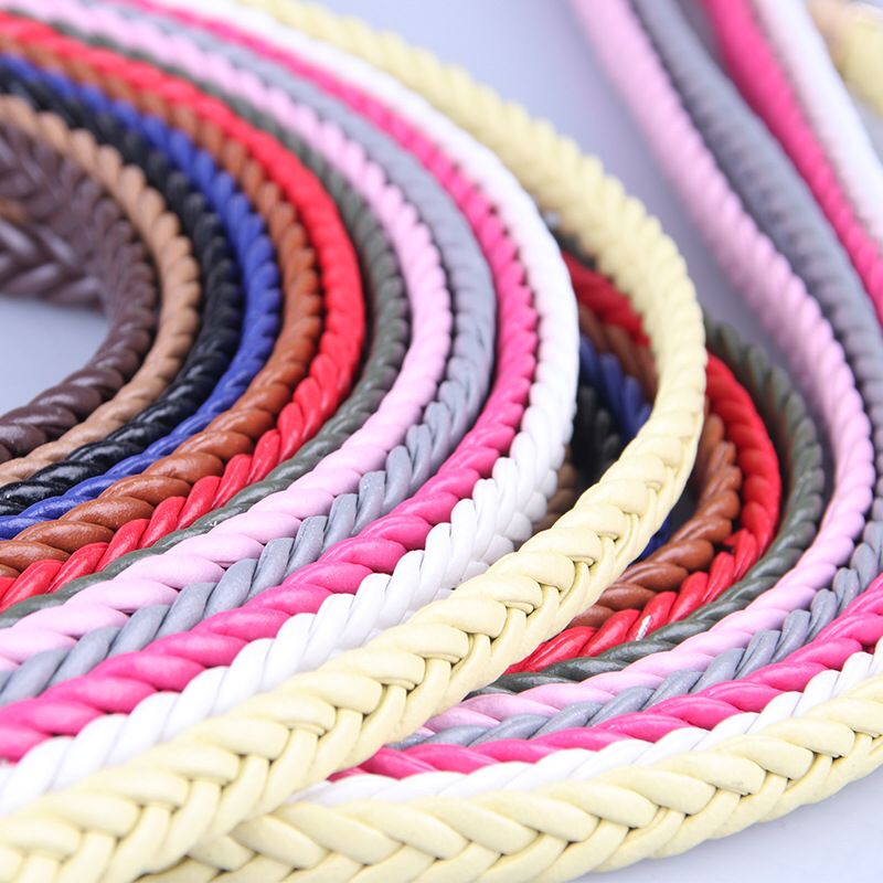 Ikat Pinggang Wanita kulit Kepang O lilit Murah Belt Fashion Sabuk Import