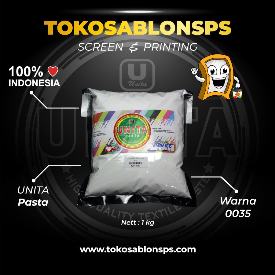 

Unita Pasta Warna 0035 1Kg