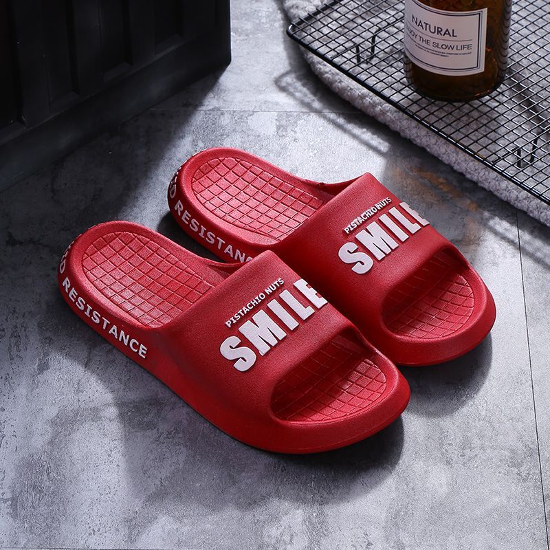 sandal Slop pria import/sandal pria slip on dewasa smile S2