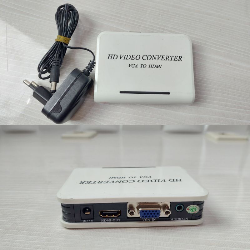 Converter VGA to HDMI box with audio + PLUS ADAPTOR