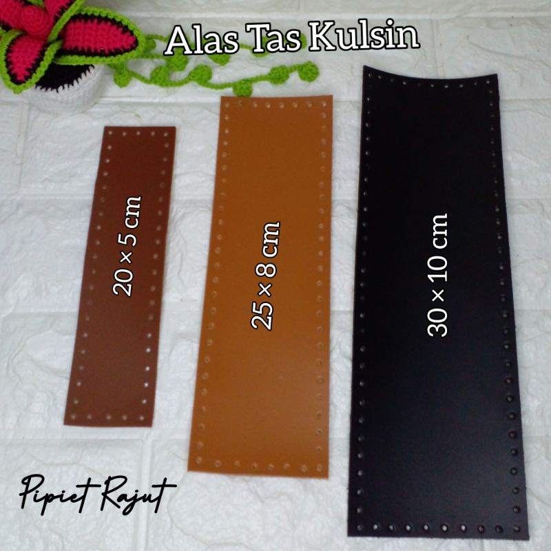 Alas Tas Rajut Kulit Sintetis || Aksesoris Tas Kulsin