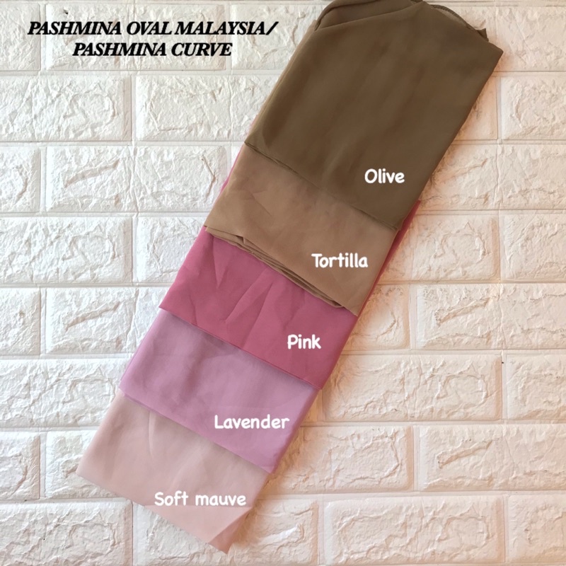 PASHMINA OVAL MALAYSIA/PASHMINA CURVE