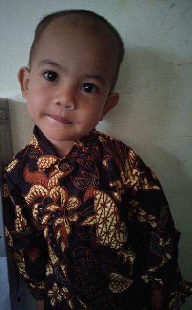 Kemeja Batik Anak Lengan Panjang