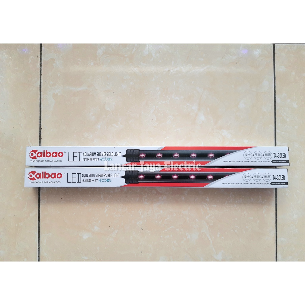 Lampu Aquarium Gaxindo 27cm - Lampu Aquarium Celup Warna RGB dan Biru