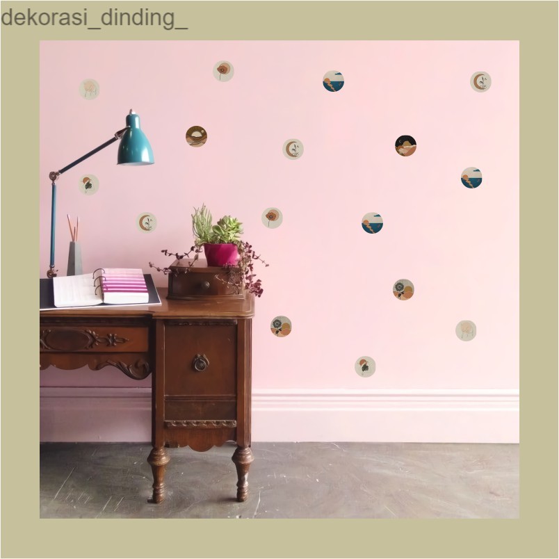 

Stiker Boho Wall Art Stiker Segel Packing Stiker HP isi 54 Pcs