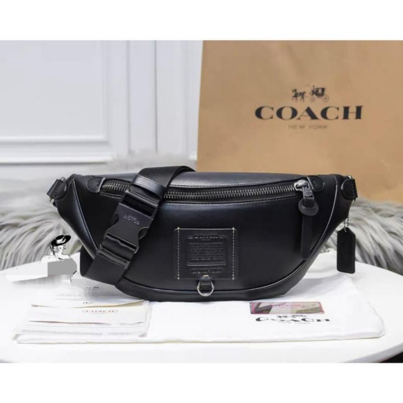 Coach Rivington Belt Bag in Black Copper Finish - Original 100%