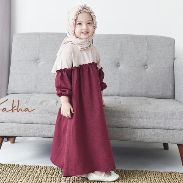 Kakha - Gamis Anak perempuan Raya Series / Dress Anak