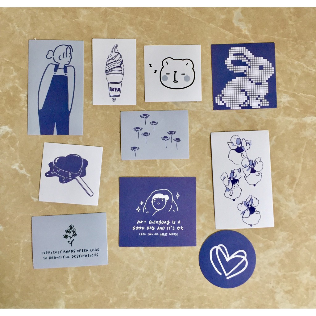 

Sticker kertas (untuk DIY, hiasan Diary dan Journaling)