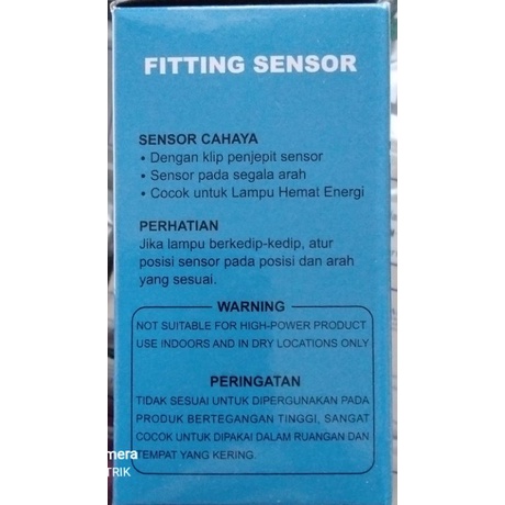 Fitting Sensor (Sensor Cahaya) E27 Sivitech YF-212A~Wing Lock WL-212