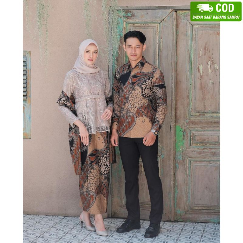 KEBAYA BROKAT COUPLE / KEBAYA BRUKAT PASANGAN / BAJU TUNANGAN / BAJU KONDANGAN / AKITA.ID / MODREN