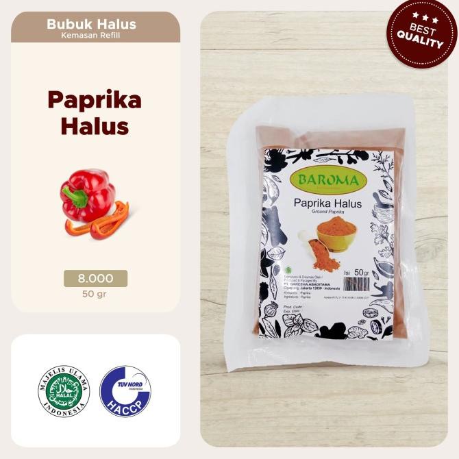 

bumbu Baroma Paprika Halus Bumbu Masak [50 g] Refill