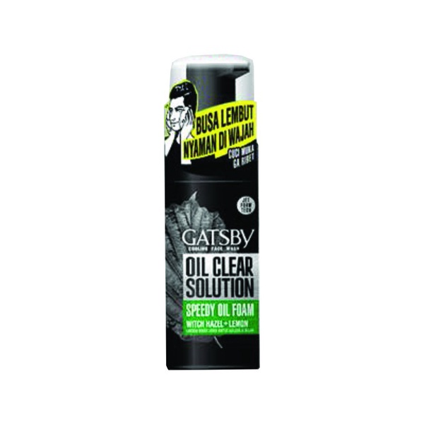 Gatsby cooling face wash oil clear solution 110ml