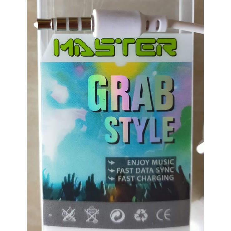 [GUNA BANGET NIH] - Earphone Series/Hansfree MASTER Grab Style F3