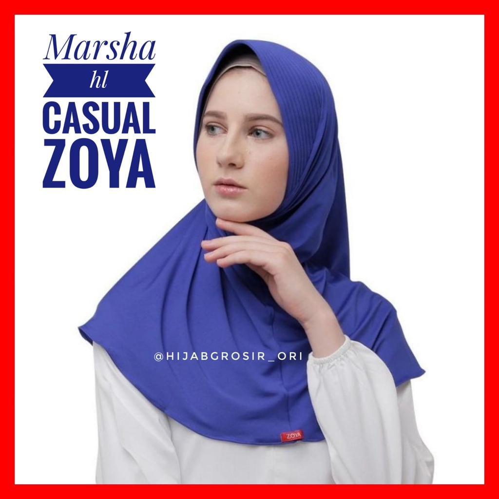 Marsha HL Casual Bergo Instan by Zoya