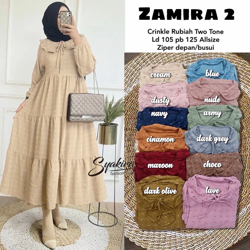 Zamira Midi Dress Uragiri Zulfa Midi Dress Dotty