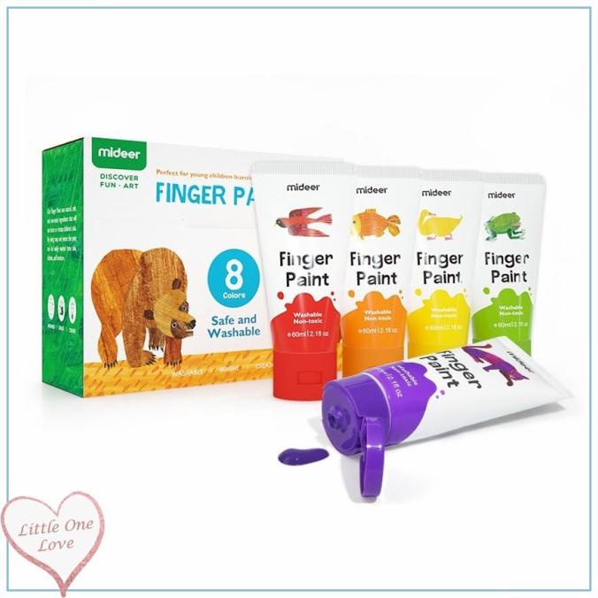 

Mideer Finger Paint safe and washable non toxic - Eric Carle