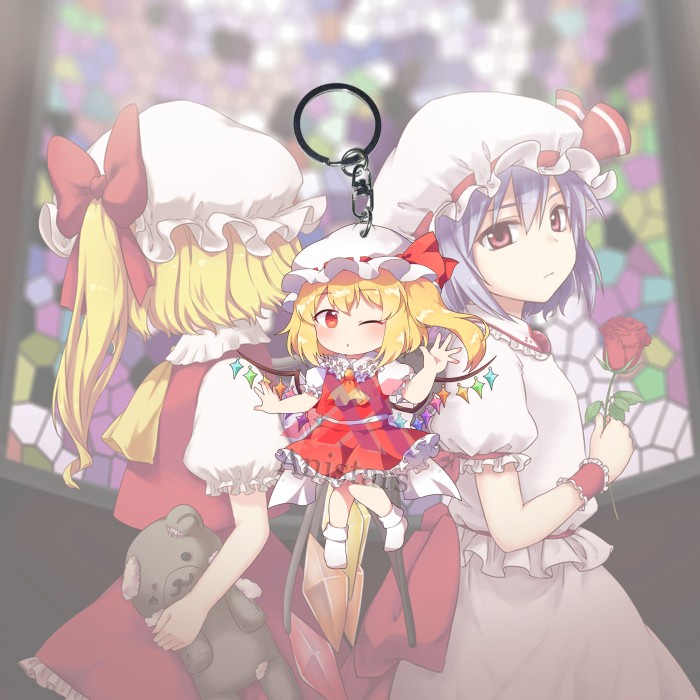 [PRE-ORDER] Gantungan Kunci Anime Touhou Project Flandre Scarlet - Ganci - Game