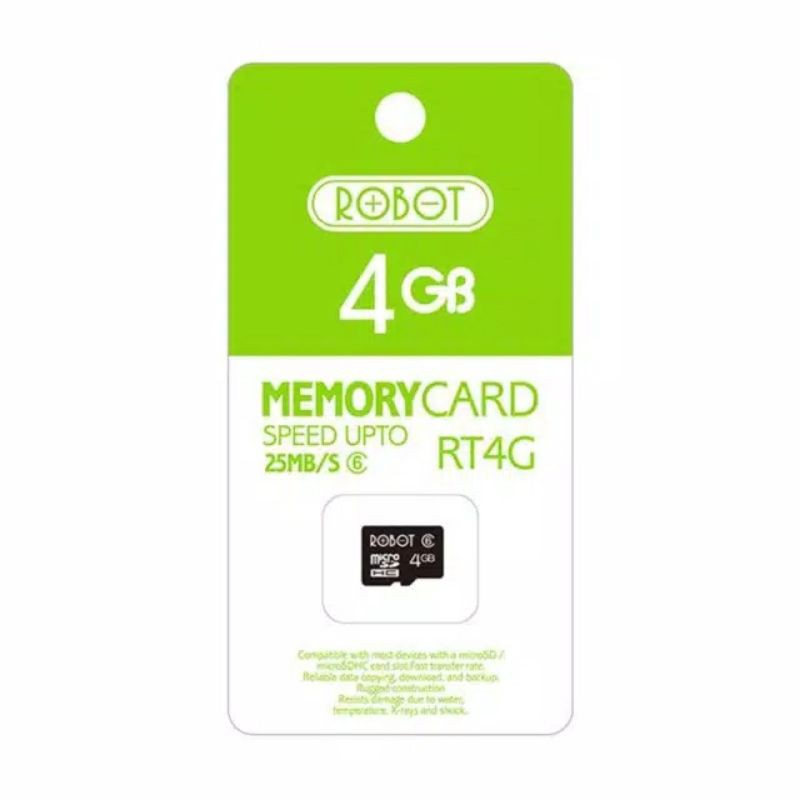 Robot TF Card 4GB Micro SD