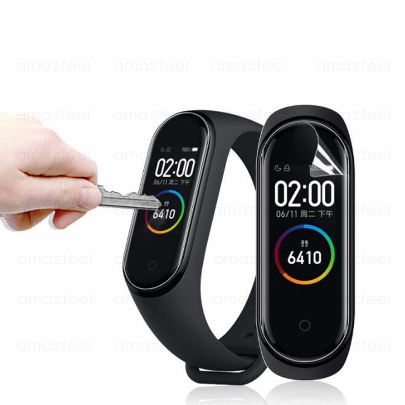 10PCS Xiaomi Mi Band 4 Screen Protector Film Soft TPU Ultra Clear Full Screen