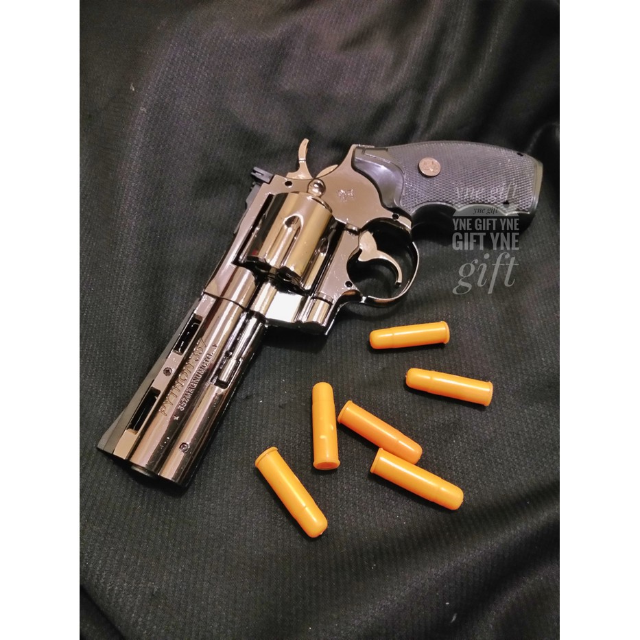 Pistol Phyton Magnum Korek Api- Korek Gas Pistol- Mancis Revolver