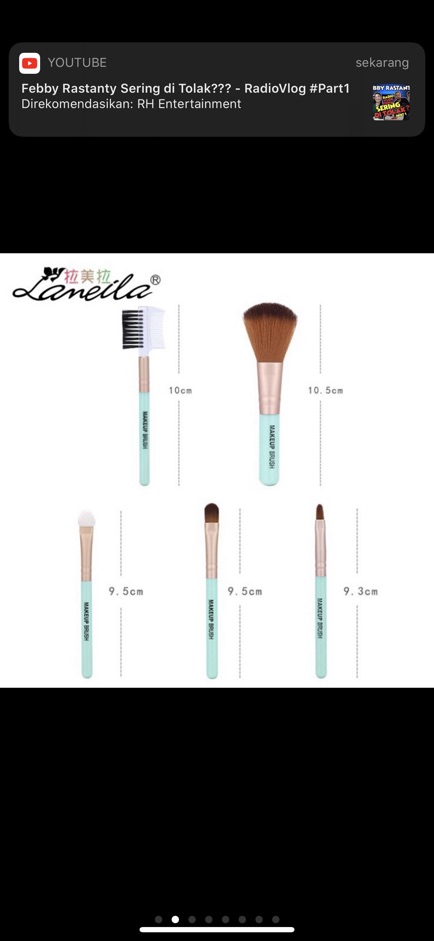 Brush set 5 pcs Lameila