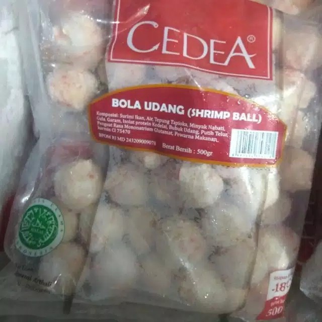 

Cedea bola udang 500gr