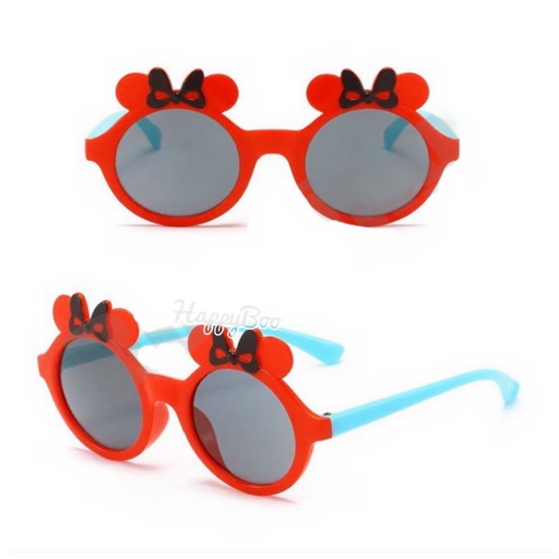 kacamata anak pita mickey kid sunglasses kami kacamata anak hitam uv protection lucu