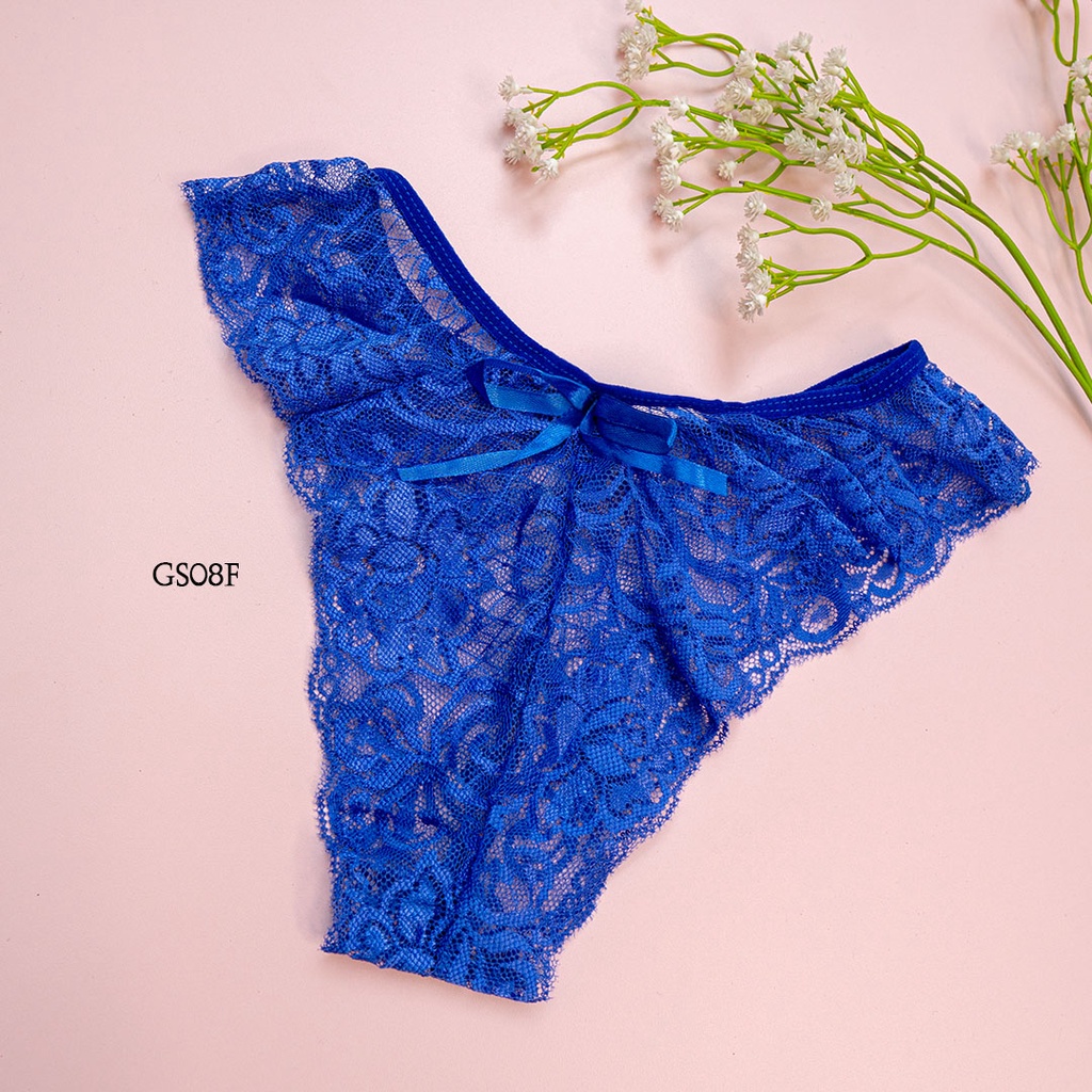 [PRODUK NEW] G STRING CELANA DALAM WANITA SEXY UNDERWEAR WANITA BIRU GS08F