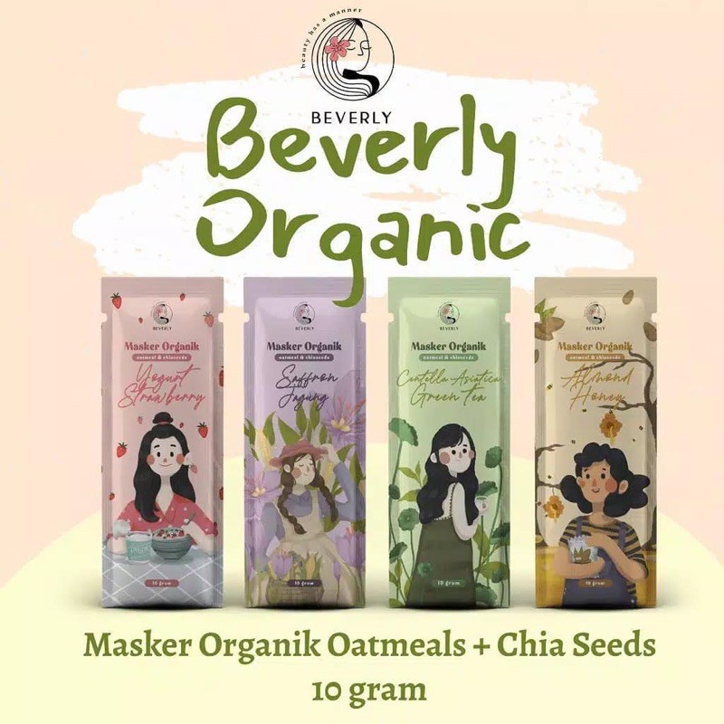 Masker Organik Beverly paket reseller