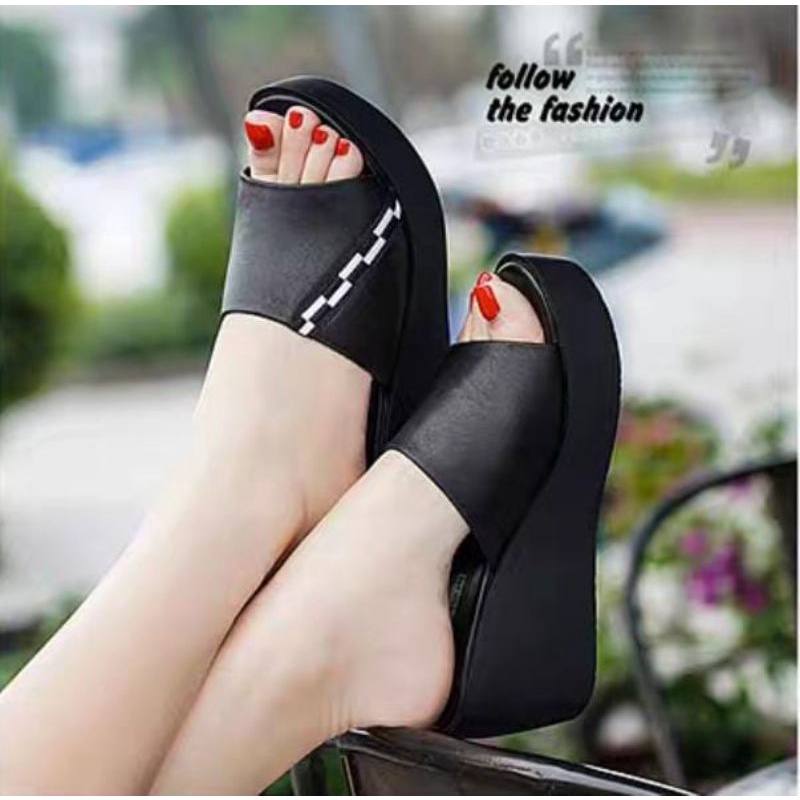 sandal wanita terbaru/sandal  wedges/sandal import /sandal pesta/bisban