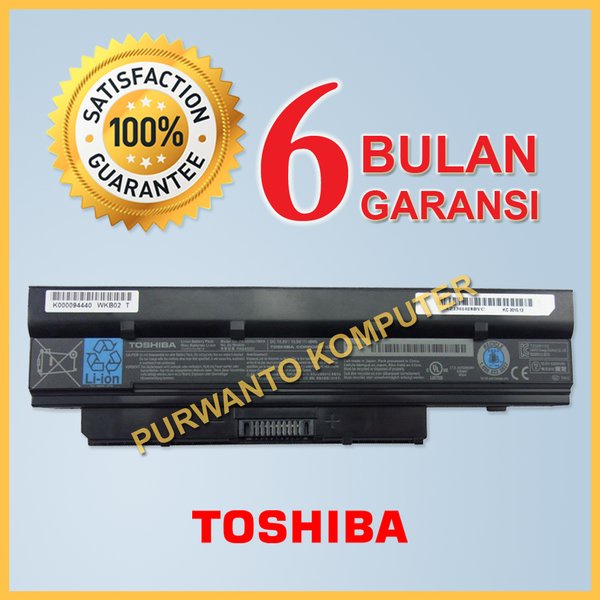 Original Baterai Laptop TOSHIBA Netbook NB500 NB505 NB505-N508BL NB505-N508TQ NB505-SP0110C NB525 NB