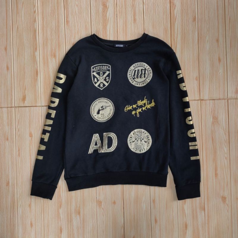 crewneck advisory bekas