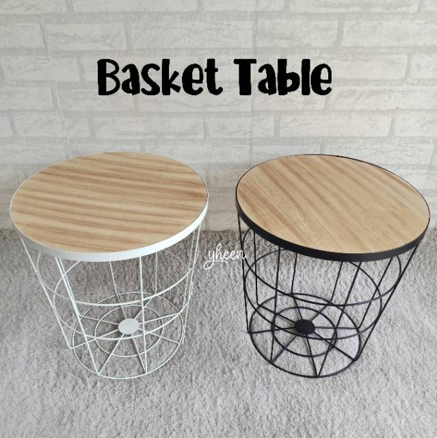 Basket Table II / Storage Table / Meja Penyimpanan / Meja Serbaguna / Meja Keranjang