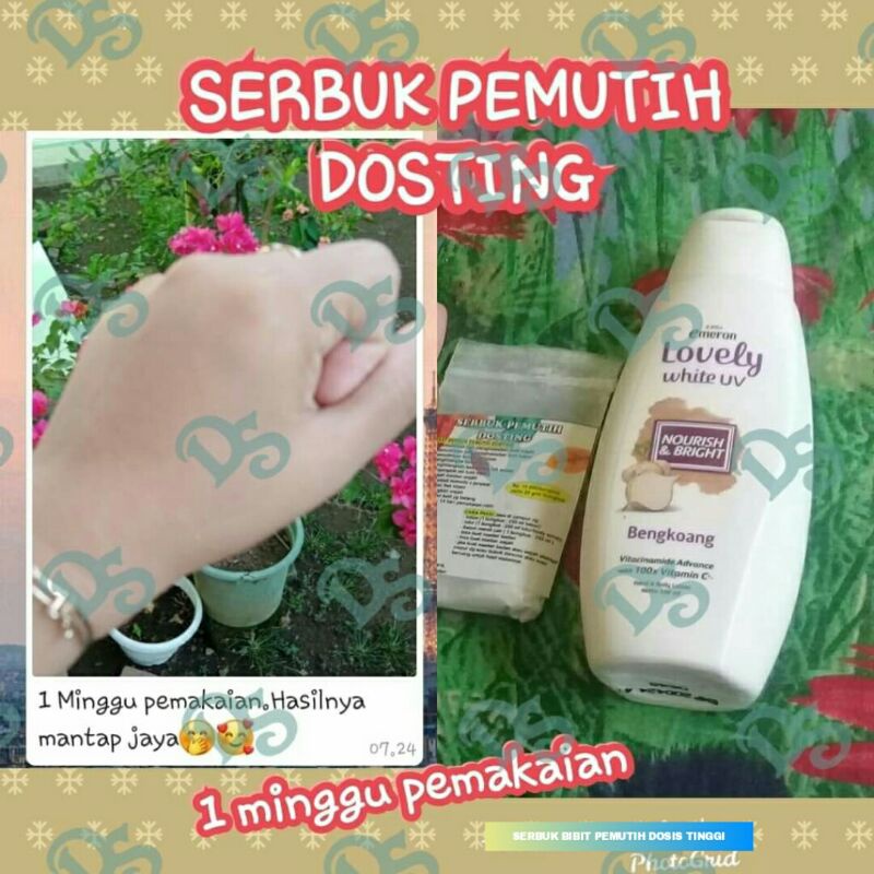 serbuk pemutih dosis tinggi