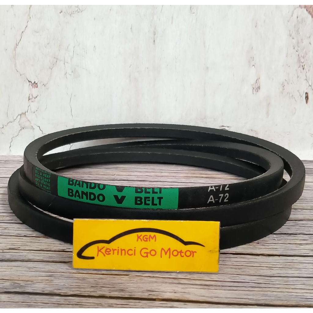 BANDO VAN BELT A-72 V BELT TALI KIPAS A72 FAN BELT VANBELT POLOS A-72