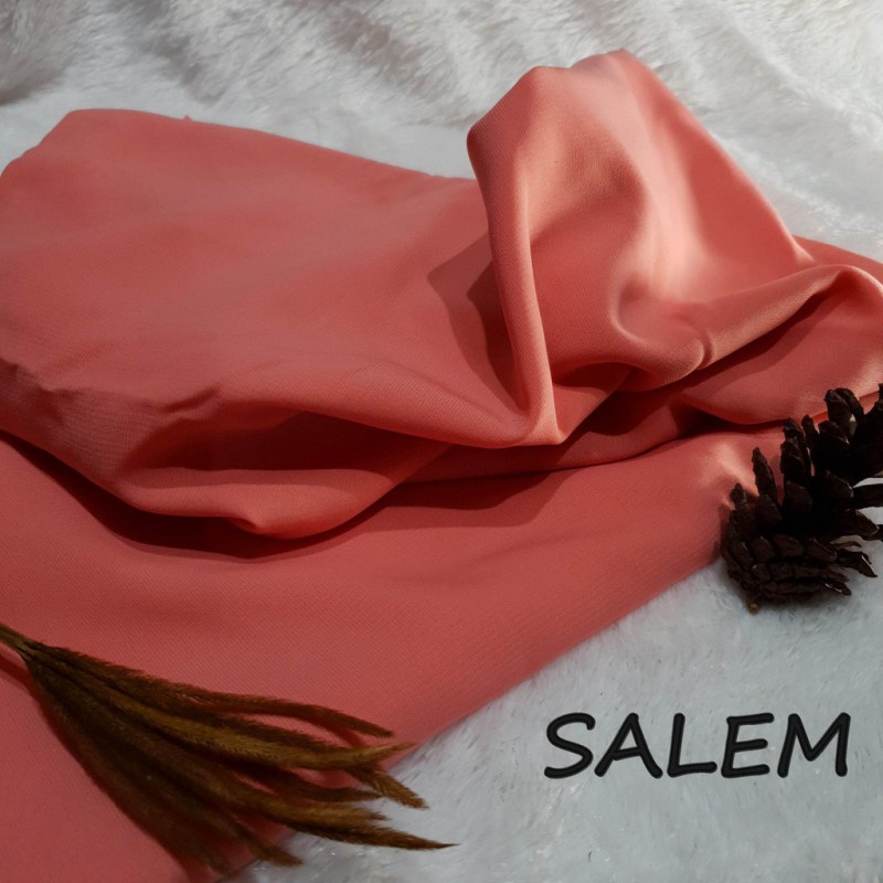 Khimar Jumbo XXXL Hijab Instan Syari Wolfis Grade A-Salem